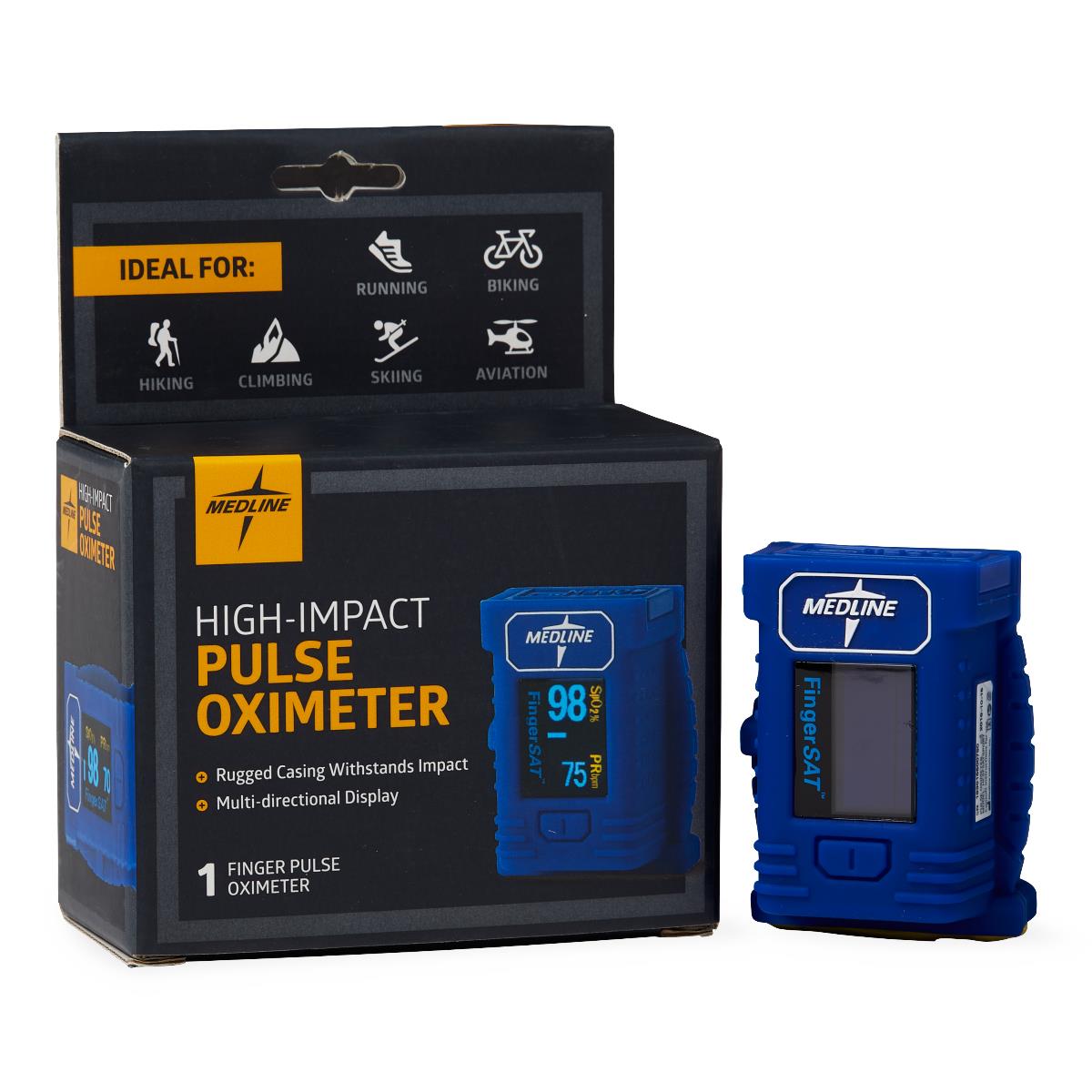 Medline High-Impact Finger Pulse Oximeter - BeHope