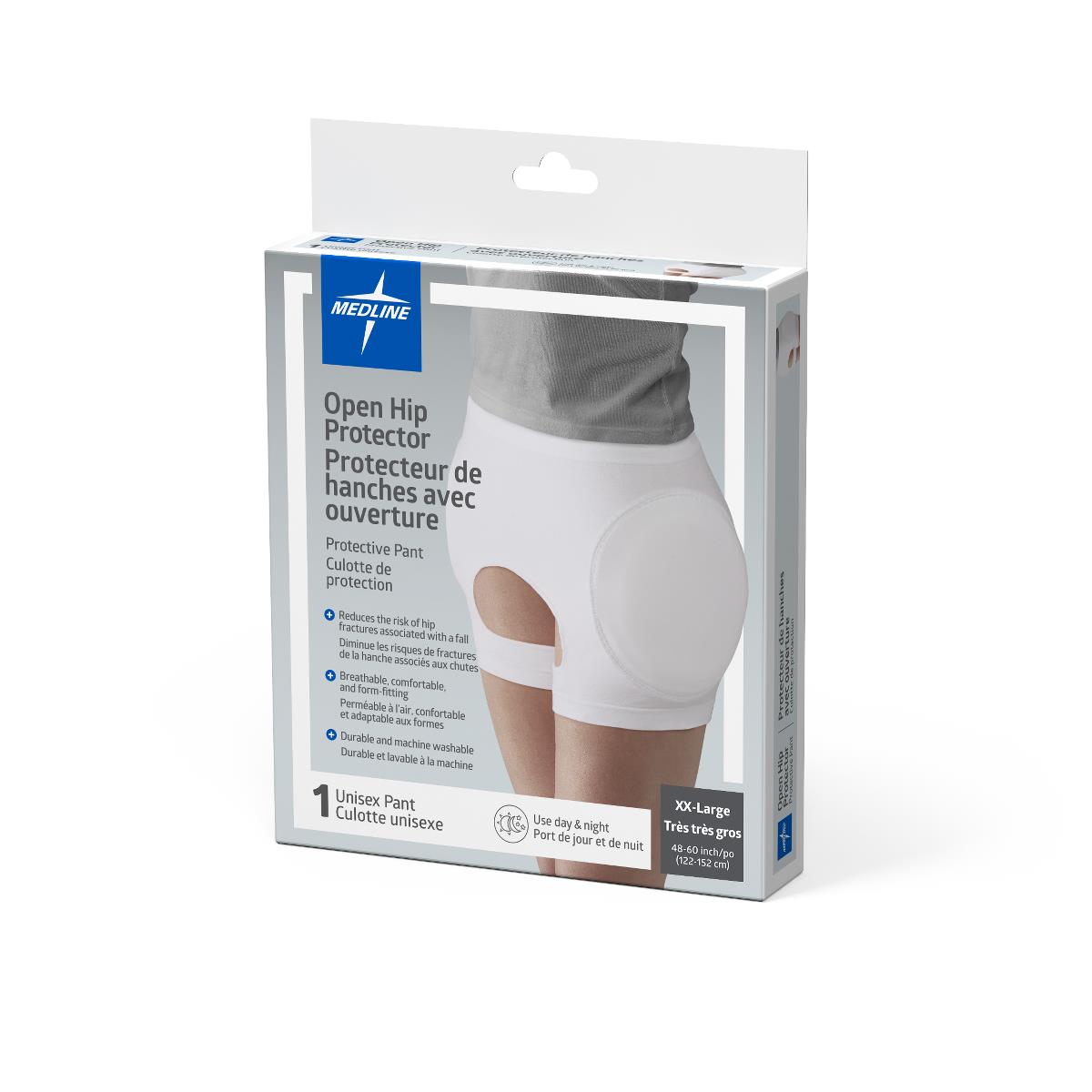 Medline Premium Hip Protector Underpants wih Pads