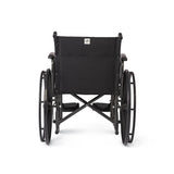 Medline Guardian K1 Wheelchair, detail of durable wheel and tire