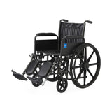 Medline Guardian K1 Wheelchair, close-up of the frame and cross brace.