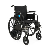 K3 Guardian Wheelchair with Nylon Upholstery, demonstrating its maneuverability.