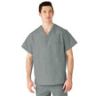 AngelStat Unisex Reversible  Scrub Tops with Angelica CC - Misty (Style 610)