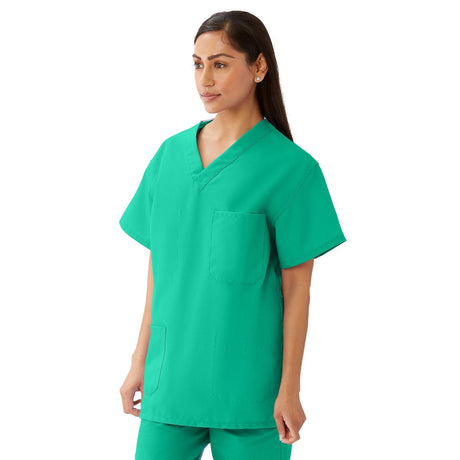 AngelStat Unisex Reversible Scrub Tops with Angelica Color Coding (Style 630)