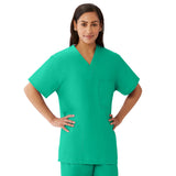 AngelStat Unisex Reversible Scrub Tops with Angelica Color Coding (Style 630)