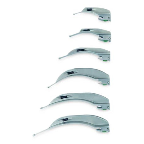 Reusable Integrated Fiber Optic Laryngoscope Blades