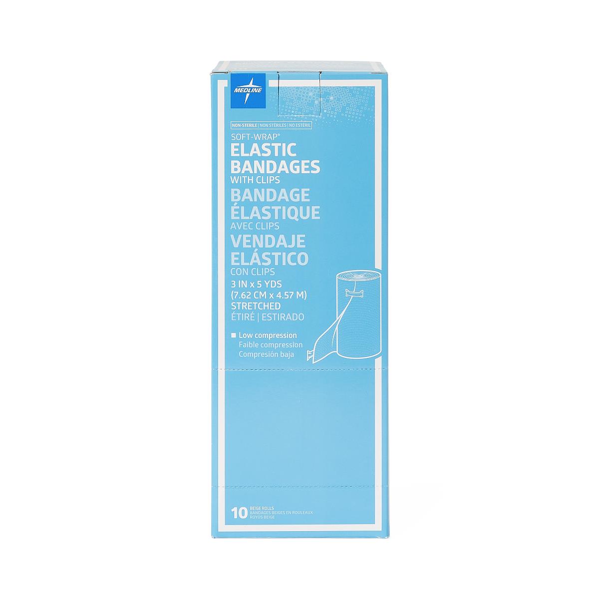 Medline Soft-Wrap Nonsterile Elastic Bandages
