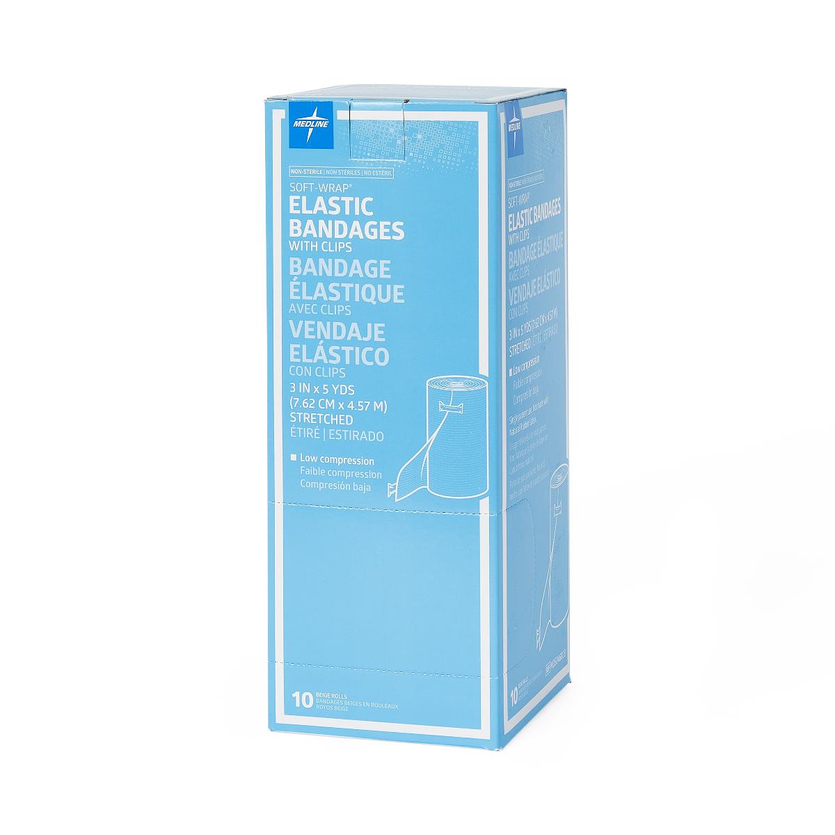 Medline Soft-Wrap Nonsterile Elastic Bandages