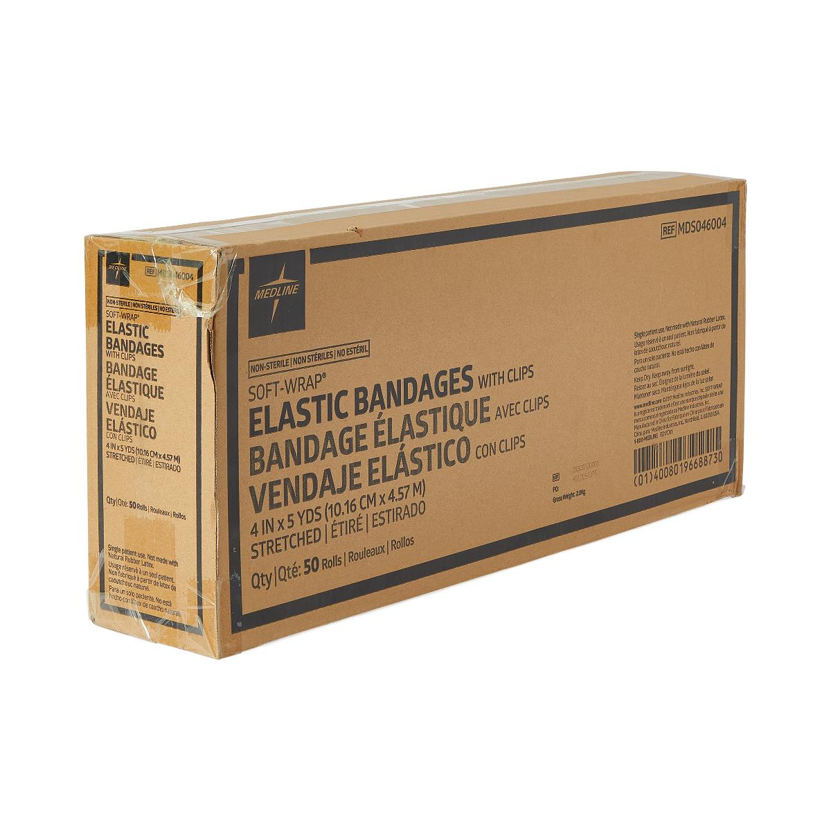 Medline Soft-Wrap Nonsterile Elastic Bandages