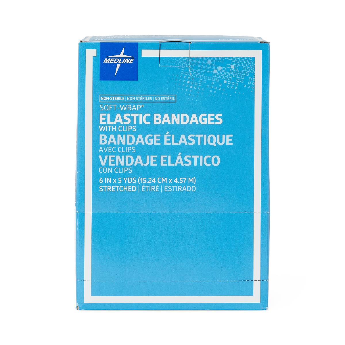 Medline Soft-Wrap Nonsterile Elastic Bandages