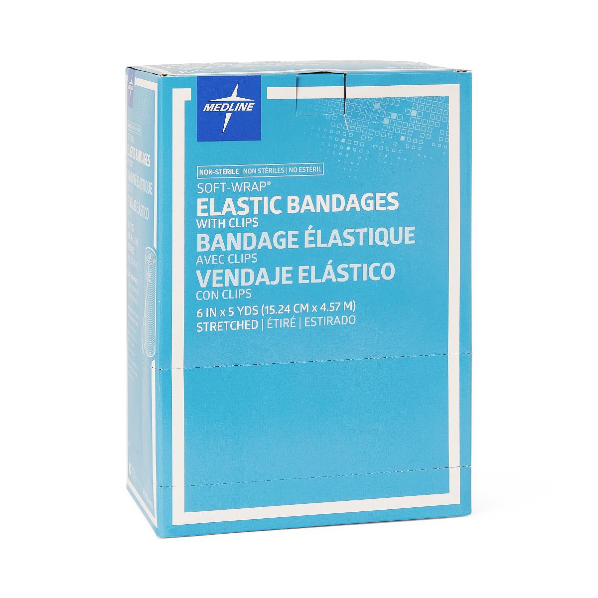 Medline Soft-Wrap Nonsterile Elastic Bandages