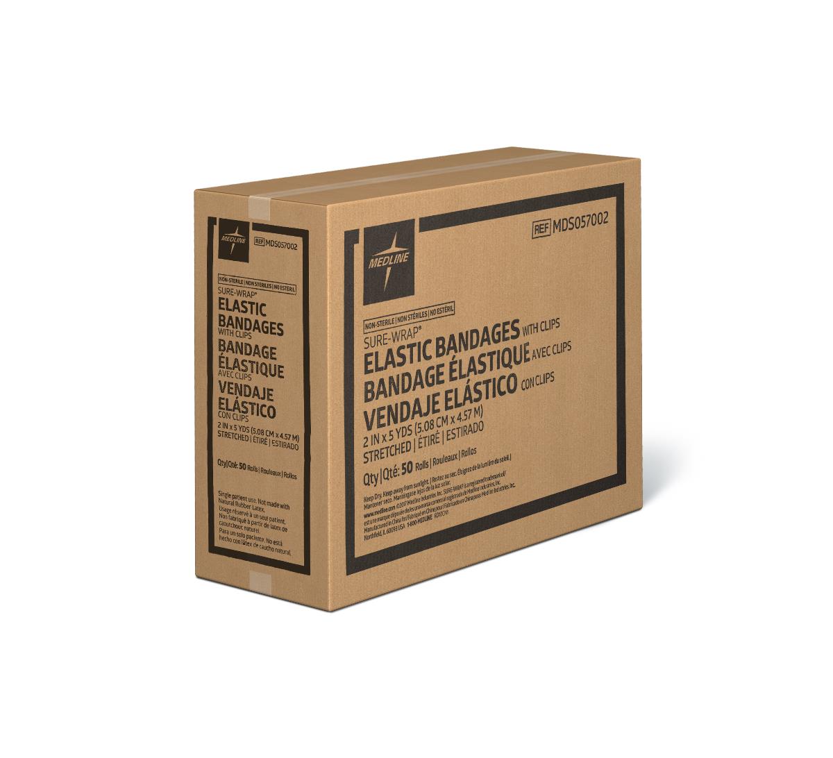 Medline Sure-Wrap Nonsterile Elastic Bandages