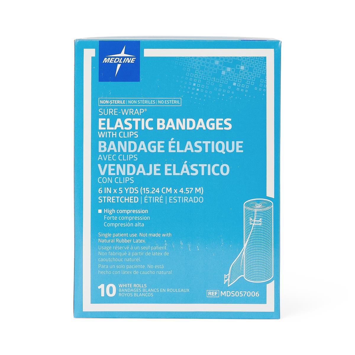 Medline Sure-Wrap Nonsterile Elastic Bandages