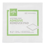 Medline Acetone-free Medical Adhesive Remover Pad, close-up of pad material.