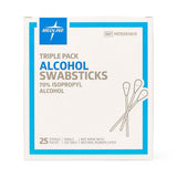 Medline Sterile Triple-Pack Alcohol Swabsticks