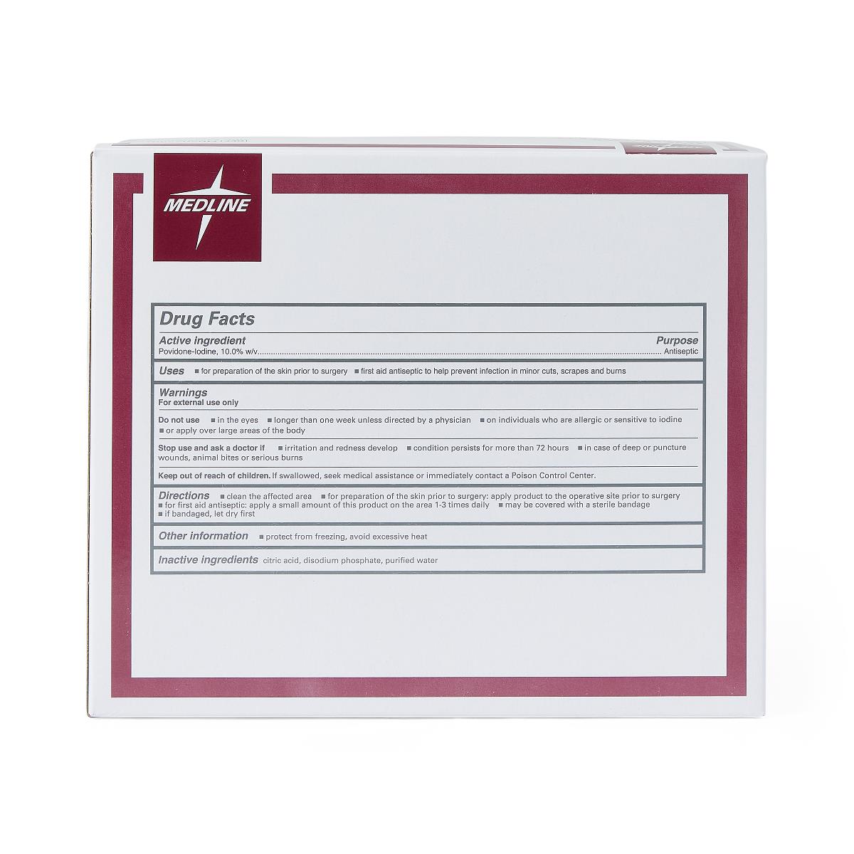 Medline Povidone-Iodine Swabsticks