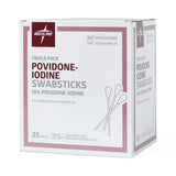 Medline Povidone-Iodine Swabsticks