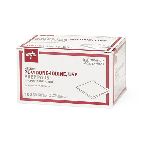 Medline Povidone-Iodine Prep Pads
