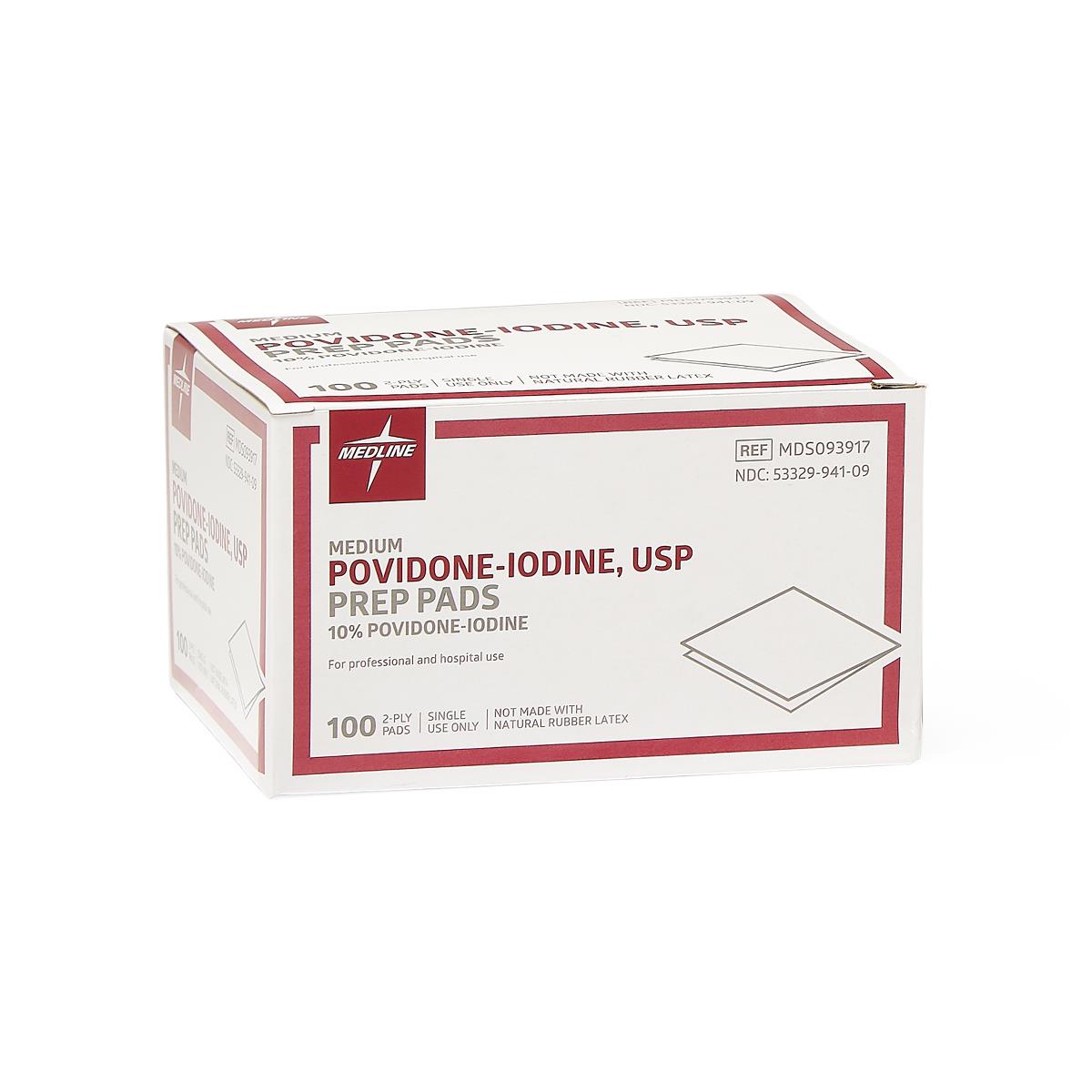 Medline Povidone-Iodine Prep Pads