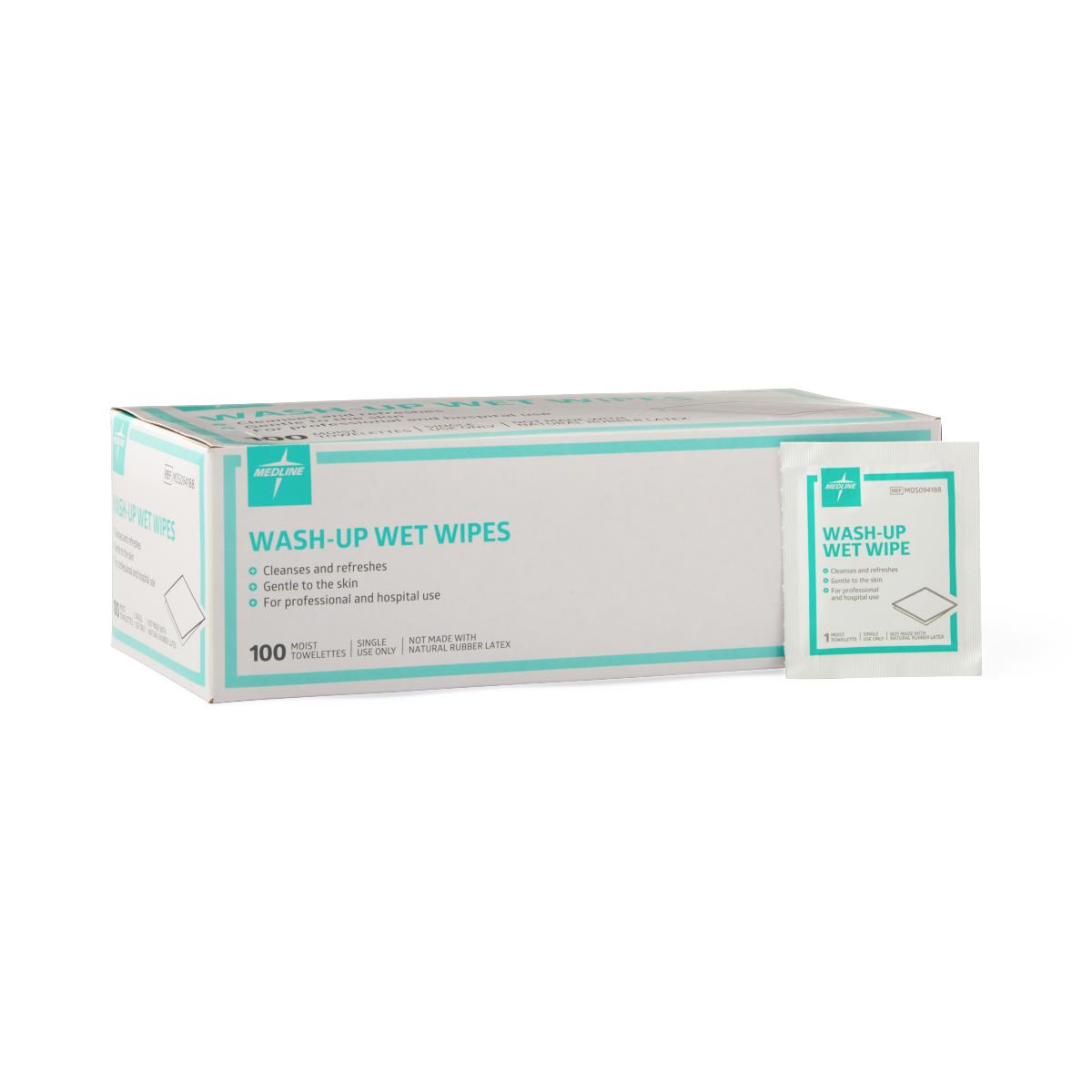 Medline Wash-Up Wet Wipes - BeHope