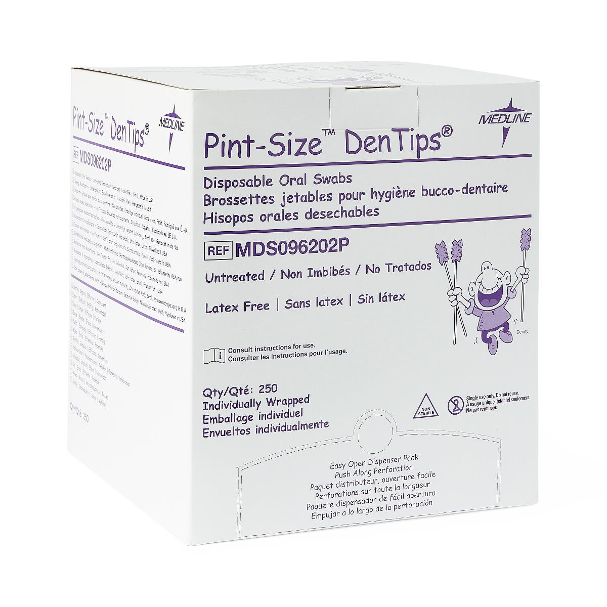 DenTips Treated and Untreated Oral Swabs