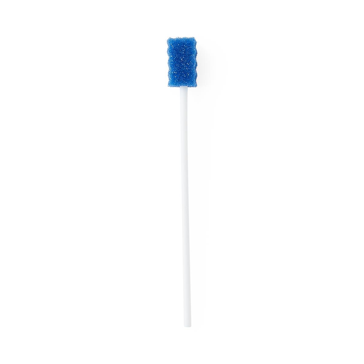 Medline Dentips untreated oral swab sticks, showing flexible handle.