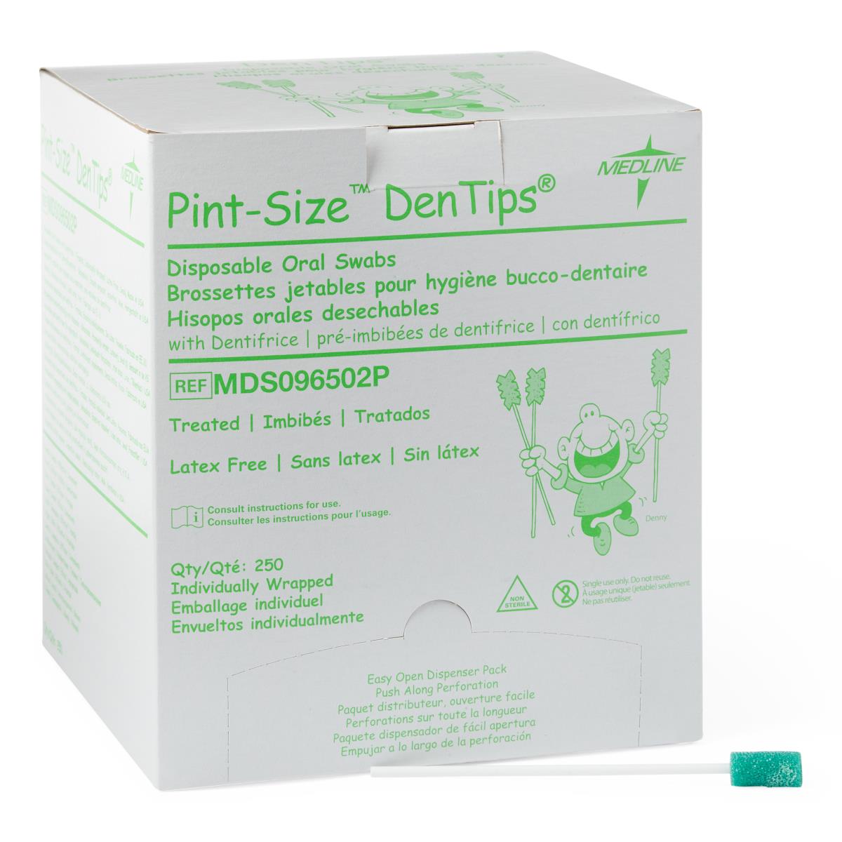 DenTips Treated and Untreated Oral Swabs