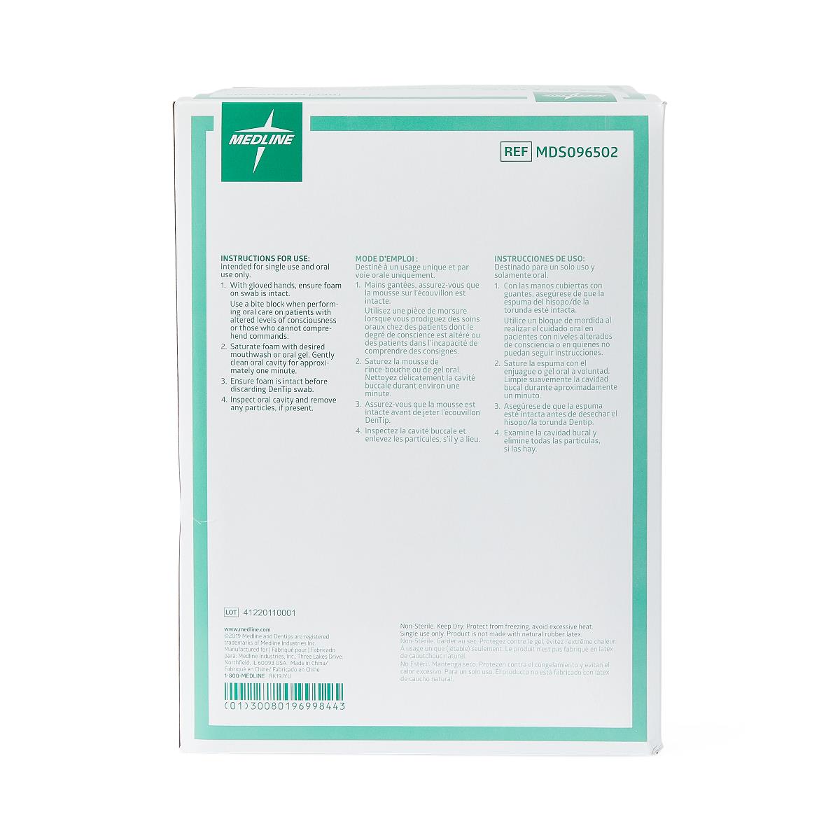 DenTips Treated and Untreated Oral Swabs