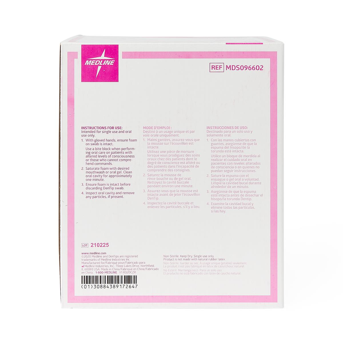 DenTips Treated and Untreated Oral Swabs