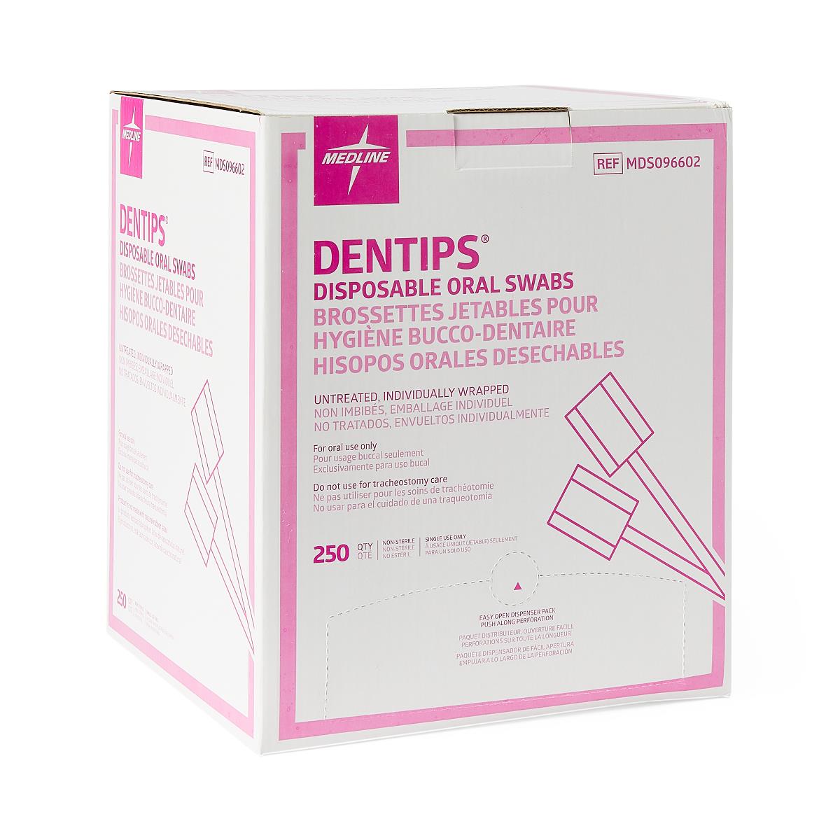 DenTips Treated and Untreated Oral Swabs