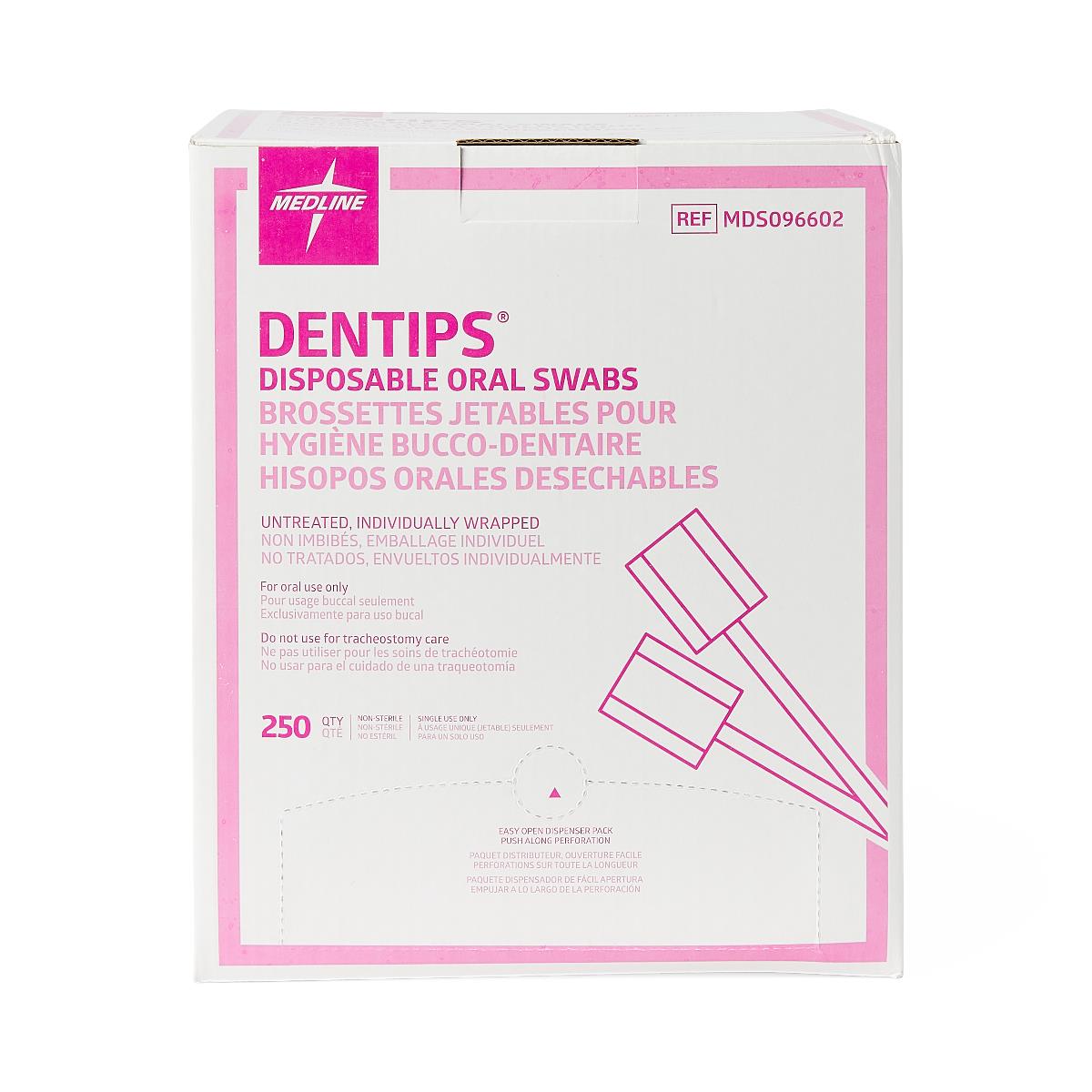 DenTips Treated and Untreated Oral Swabs