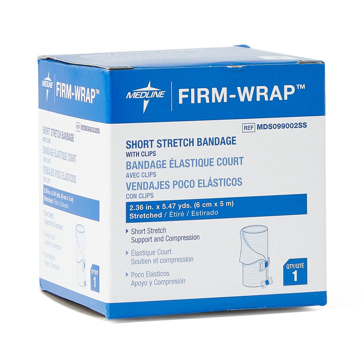Medline Firm-Wrap Short Stretch Bandages