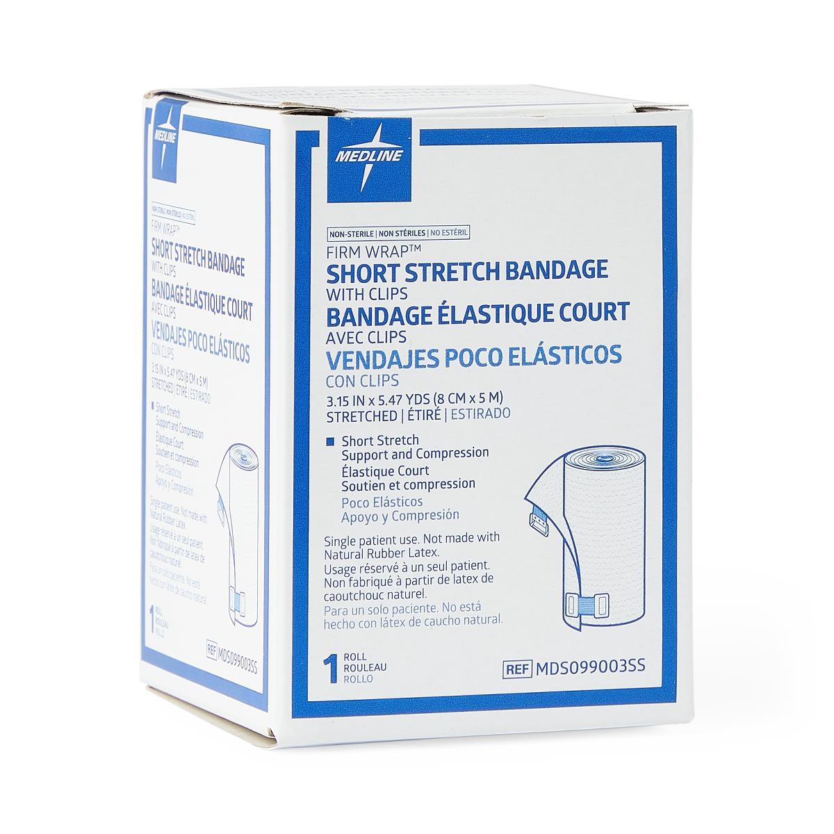 Medline Firm-Wrap Short Stretch Bandages