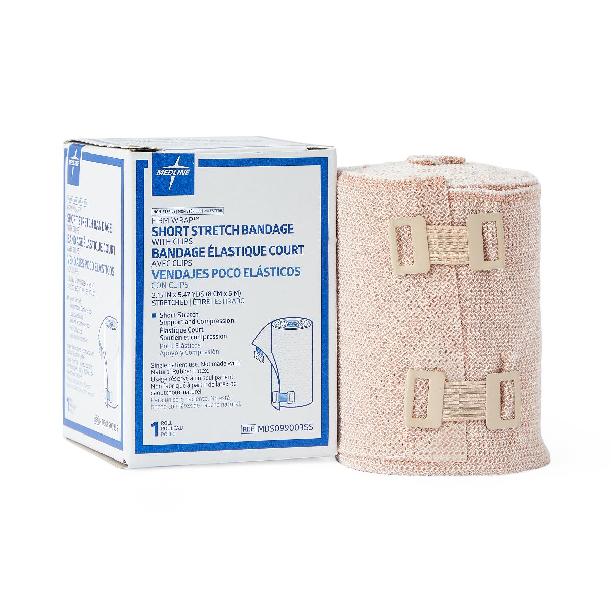 Medline Firm-Wrap Short Stretch Bandages