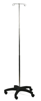 Medline Aluminum Foldable 5-Leg IV Pole