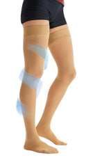 CURAD Thigh-High 15-20 mmHg Compression Hosiery