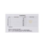 Instrument Sterilization Record Load Cards