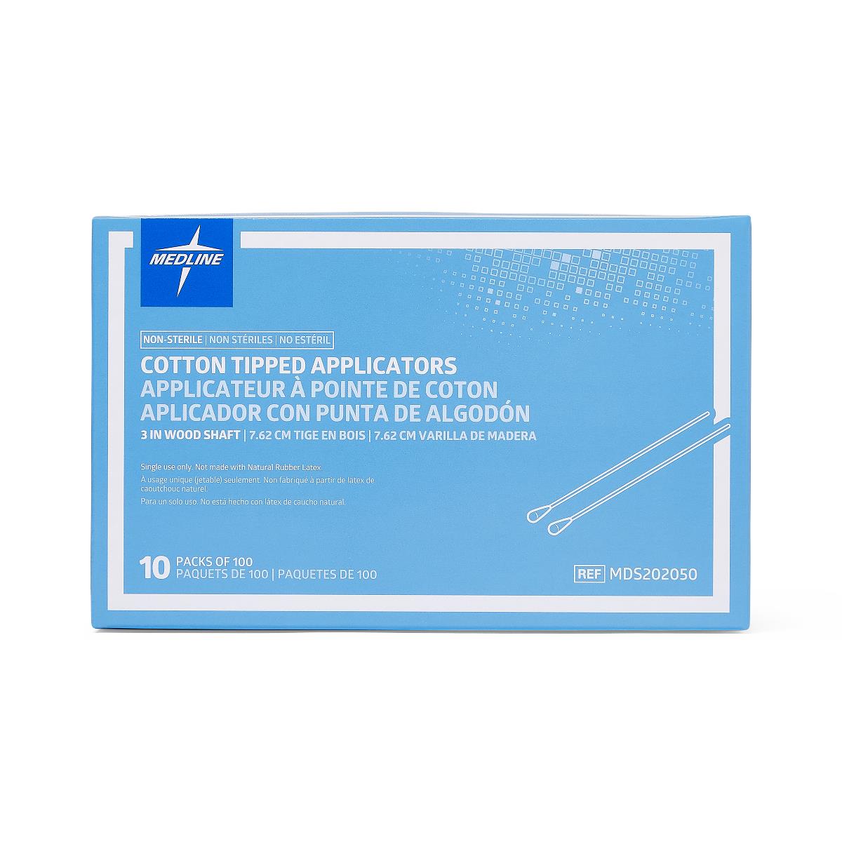 Medline Nonsterile Cotton-Tipped Applicator