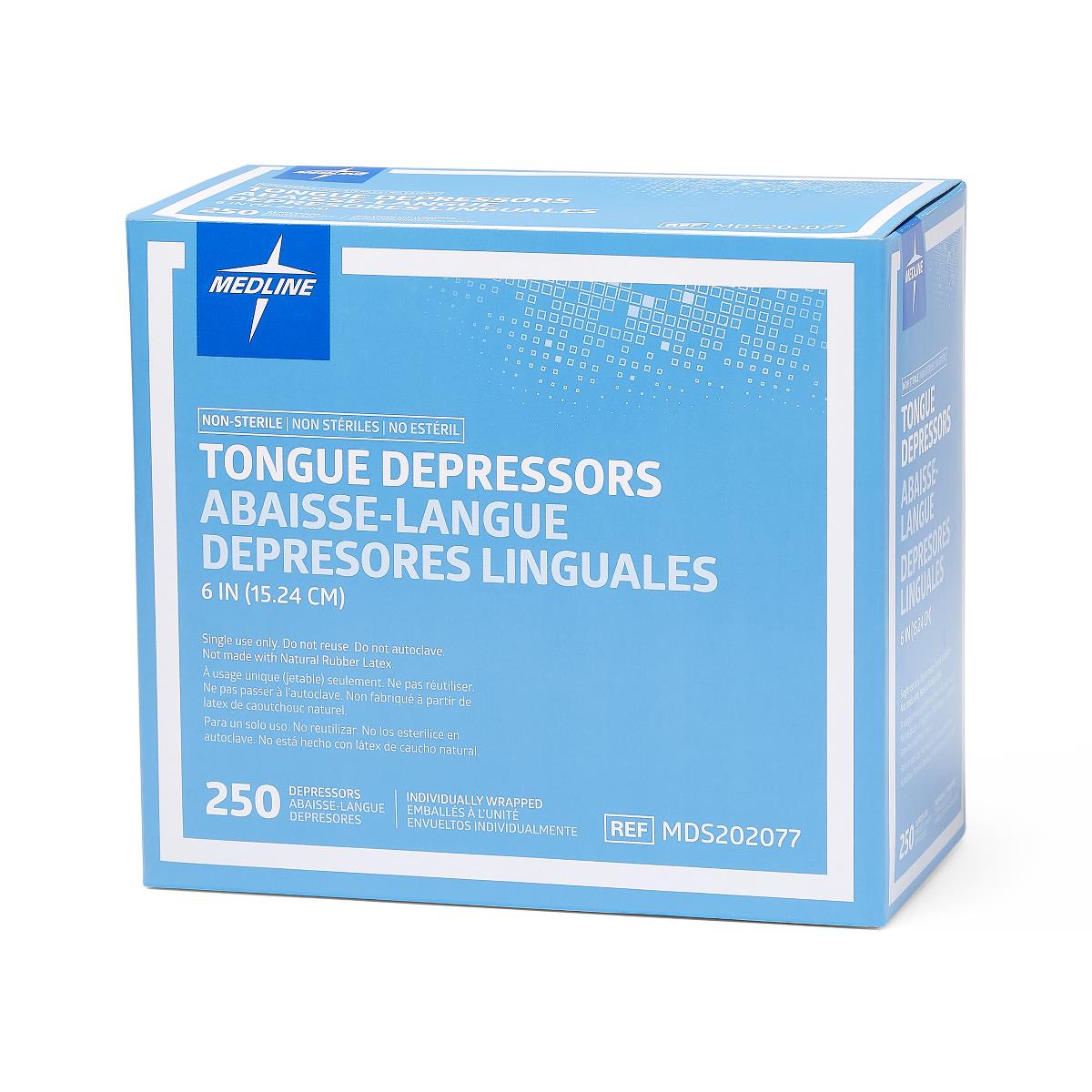 Medline Nonsterile Tongue Depressors