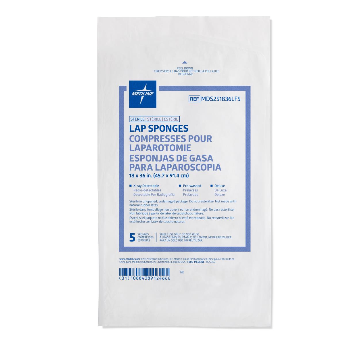 Medline X-Ray Detectable Laparatomy Sponges