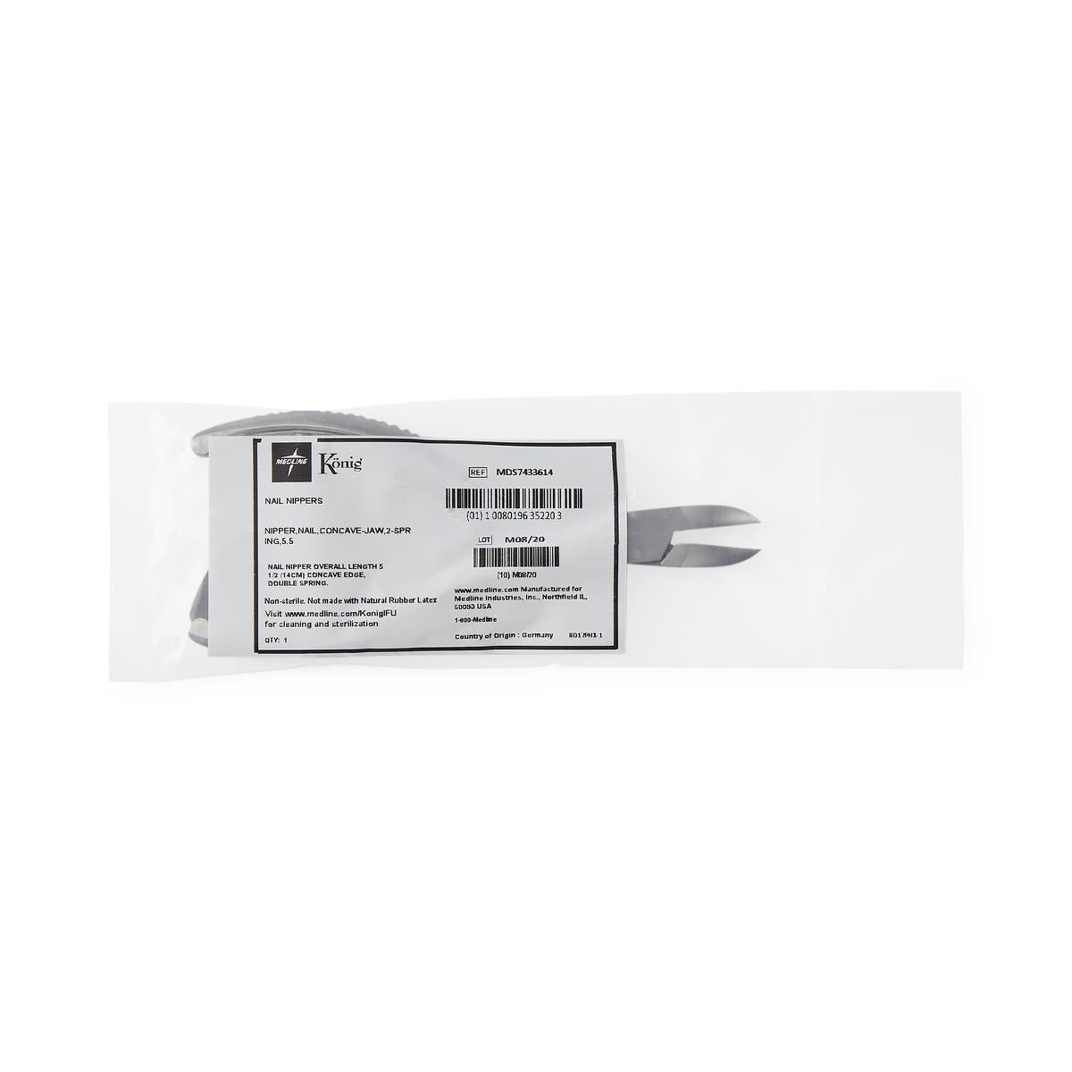 König Double Spring with Catch Nail Nippers