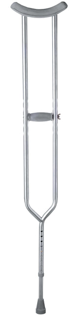 Medline Adult Bariatric Steel Push-Button Crutches - BeHope