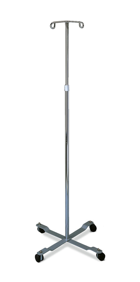 Medline Chrome Four Leg IV Poles