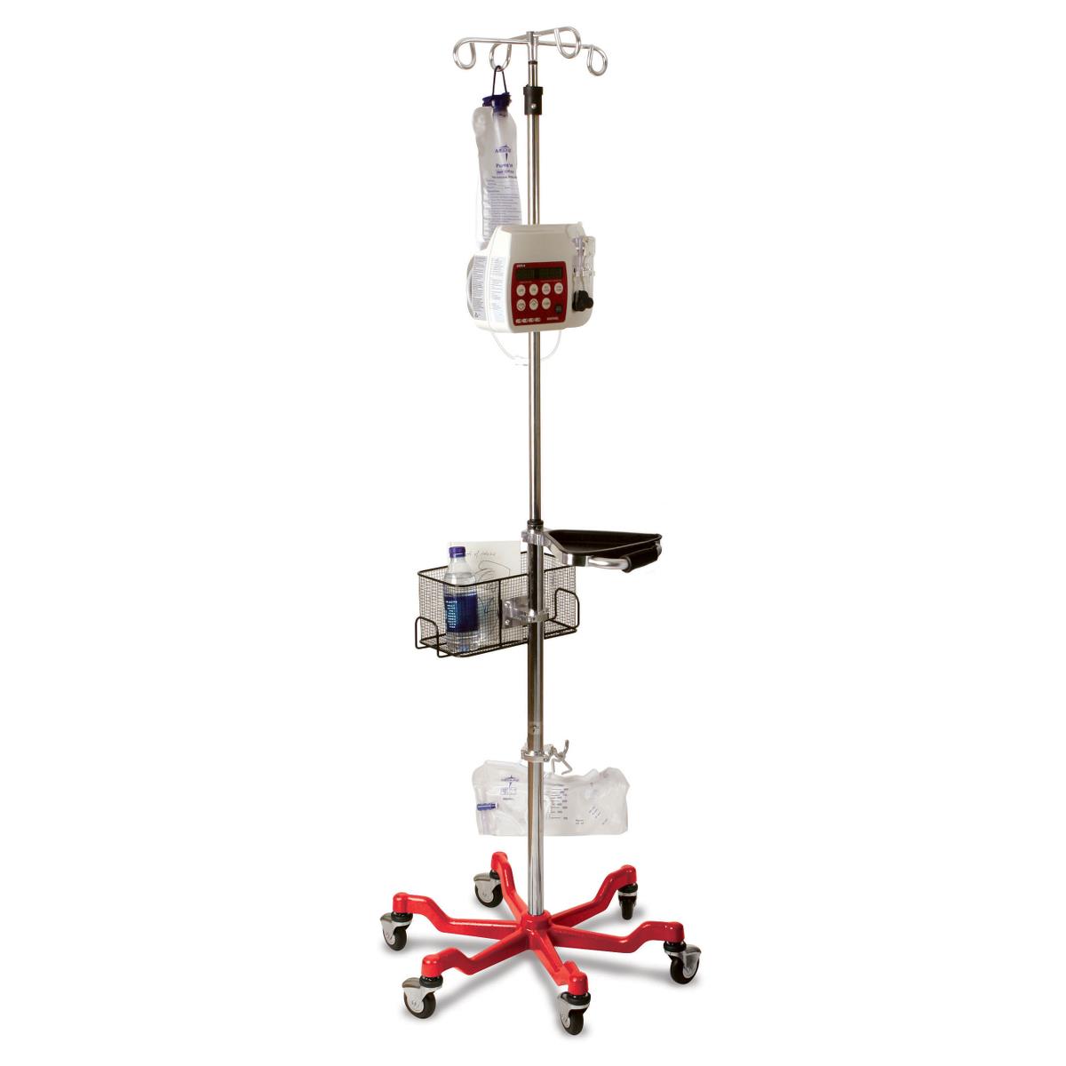 Medline 6-Leg Heavy-Duty IV Poles and Accessories - BeHope