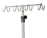 Medline 6-Leg Heavy-Duty IV Poles and Accessories