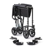 Medline Basic Steel Transport Chairs with 8" Wheels