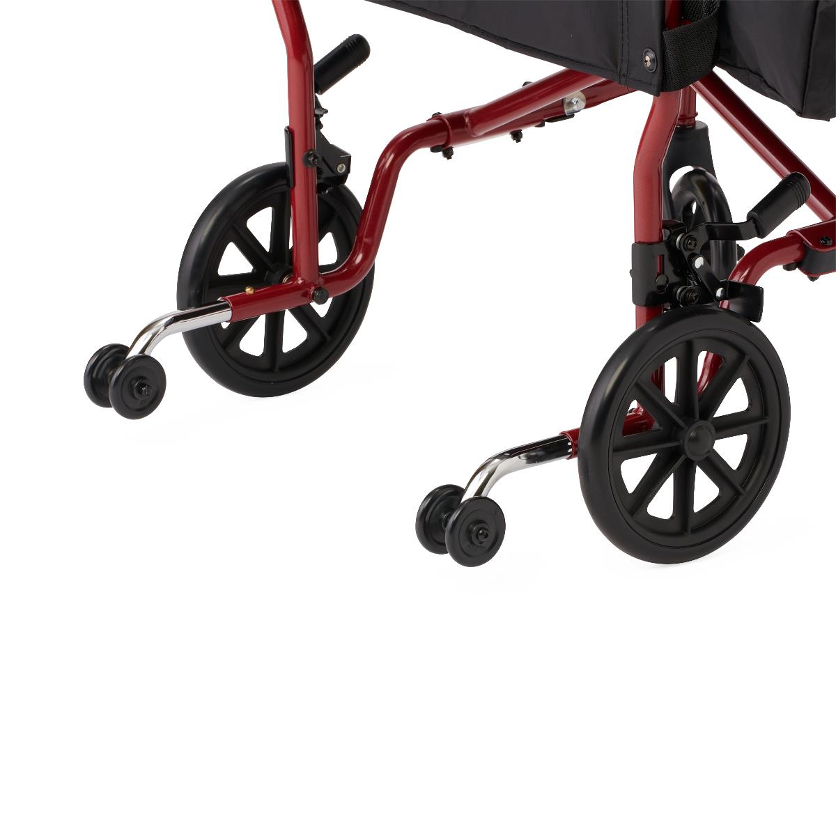 Medline Basic Steel Transport Chairs with 8" Wheels