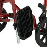 Medline Basic Steel Transport Chairs with 8" Wheels