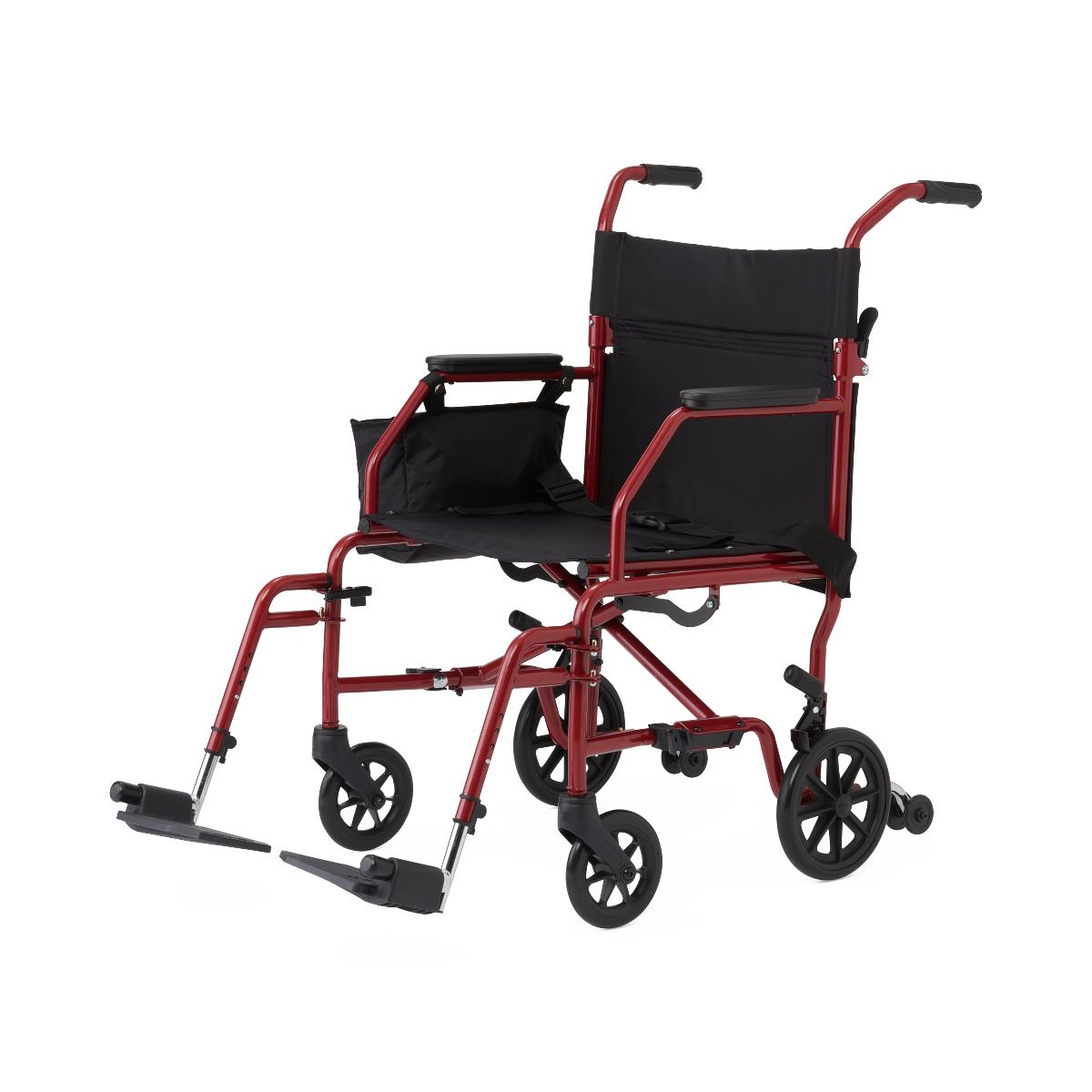 Medline Basic Steel Transport Chairs with 8" Wheels