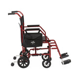 Medline Basic Steel Transport Chairs with 8" Wheels