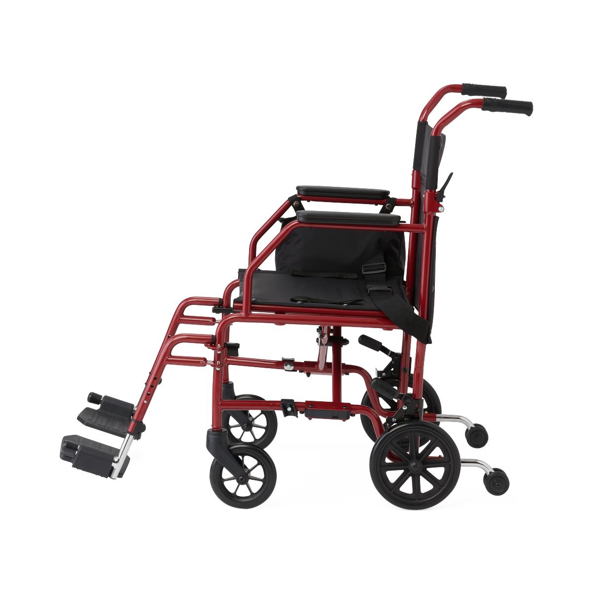 Medline Basic Steel Transport Chairs with 8" Wheels